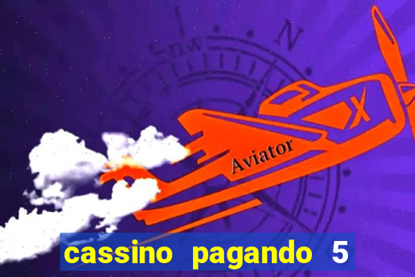 cassino pagando 5 reais no cadastro